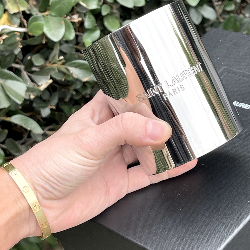 Saint Laurent silver brass cup